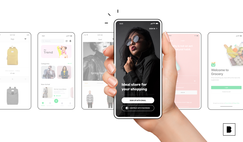 App screens collogue